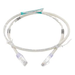 Cable de Parcheo TX6, UTP Cat6, 24 AWG, CM, Color Blanco Mate, 0.91 Metros (3 Pies)
