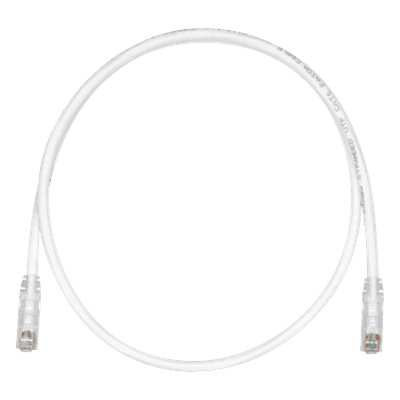 Cable de Parcheo TX6, UTP Cat6, 24 AWG, CM, Color Blanco Mate, 1.52 Metros (5 Pies)