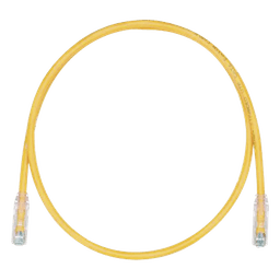 Cable de Parcheo TX6, UTP Cat6, 24 AWG, CM, Color Amarillo, 1.52 Metros (5 Pies)