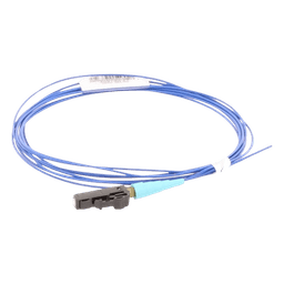 Pigtail de Fibra Óptica LC Simplex, Multimodo OM4 50/125, 900um, Color Aqua, 1 Metro (3.28 Pies)