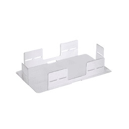 Soporte Para Apilar de 1 a 4 Charolas de Empalme FST6, Compatible con Paneles FWME4 y FWME8, Color Gris