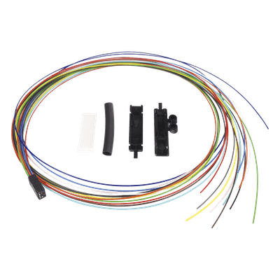 Kit Fan-Out de 12 Fibras, Para Convertir de 250 a 900 Micras, 1 Metro (3.28 Pies)