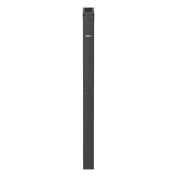 Organizador Vertical PatchRunner™, Doble (Frontal y Posterior), Para Rack Abierto de 45 Unidades, 6in de Ancho, Color Negro