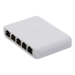 Switch UniFi Administrable Compacto de 5 Puertos 10/100/1000 Mbps, soporta entrada de PoE 802.3af/at