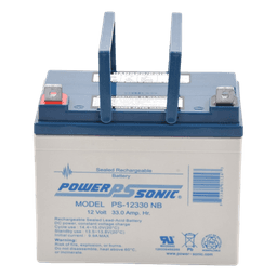 Batería 12V, 33AH, Para Respaldo, Tecnologías AGM/VRLA, 5 Años Vida Útil, Terminales tipo NB, Reconocida UL  