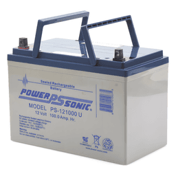 Batería de Respaldo AGM/VRLA / 12V 100Ah / Terminales U / Vida Útil 10-12 Años / Caja ABS Resistente