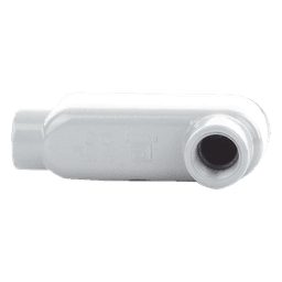 Caja Condulet tipo LB de 1/2" (12.7 mm) Incluye tapa y tornillos.
