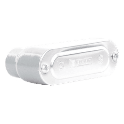Caja Condulet tipo LB de 1/2" (12.7 mm) Incluye tapa y tornillos.