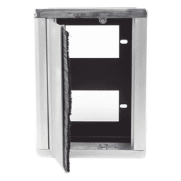 Caja Universal Vacía de 2 Módulos para Instalación en Escritorio (Voz, Datos, Video, Contactos Eléctricos), (No Incluye Accesorios)