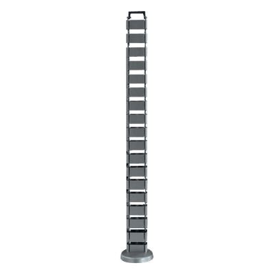 Organizador de Cables Vertical Articulado, Ideal para Llevar los Cables del Piso a Mesa o a la Cubierta del Escritorio de Manera Segura