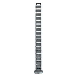 Organizador de Cables Vertical Articulado, Ideal para Llevar los Cables del Piso a Mesa o a la Cubierta del Escritorio de Manera Segura