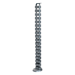 Organizador de Cables Vertical Articulado, Ideal para Llevar los Cables del Piso a Mesa o a la Cubierta del Escritorio de Manera Segura