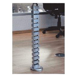 Organizador de Cables Vertical Articulado, Ideal para Llevar los Cables del Piso a Mesa o a la Cubierta del Escritorio de Manera Segura