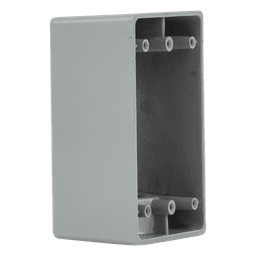 Caja Condulet FS de 1" (25.4 mm) con una boca a prueba de intemperie.