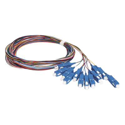 Kit de 12 Pigtails SC/UPC Monomodo 2 Metros (6.56 Pies)