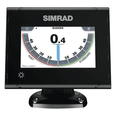 Instrumento Náutico Simrad I3005 / Pantalla Táctil a Color 5 de Pulgadas / Hasta 8 Funciones Simultáneas / Indicador de Ángulo de Timón / Repetidor de Rumbo / Indicador de Velocidad de Giro / Indicador de Paso de