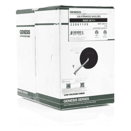 Bobina de 152 Metros (500 Pies) de Cable / 6 x 22 AWG BLINDADO / Riser / Color Gris / Para Aplicaciones de Audio, Seguridad y Control