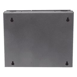 Caja de Conexión de Fibra Óptica, Para Montaje en Pared, Acepta 2 Placas FAP o FMP, Hasta 48 Fibras, Color Negro
