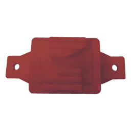 Aislador de Paso Rojo Reforzado para Cercos Eléctricos / Aislamiento hasta 18 kV / Resistente a Clima Extremo / Polipropileno y Policarbonato