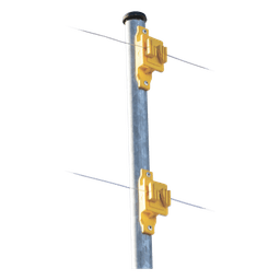 Aislador de Paso Amarillo Reforzado para Cercos Eléctricos / Aislamiento hasta 18 kV / Resistente a Clima Extremo / Polipropileno y Policarbonato
