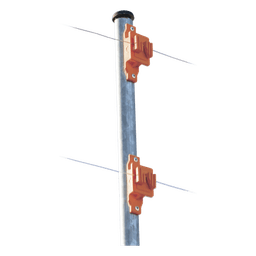 Aislador de Paso Naranja Reforzado para Cercos Eléctricos / Aislamiento hasta 18 kV / Resistente a Clima Extremo / Polipropileno y Policarbonato