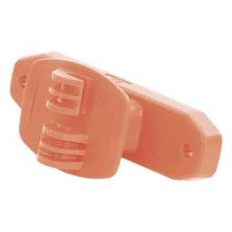 Aislador de Paso Naranja Reforzado para Cercos Eléctricos / Aislamiento hasta 18 kV / Resistente a Clima Extremo / Polipropileno y Policarbonato