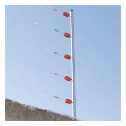 Aislador de Esquina para Cerco Eléctrico / Aislamiento 18 kV / Resistencia 7.5-10.2 kg / Anti UV / 66 mm x 31.6 mm