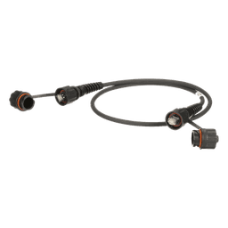 Patch Cord Cat6A IndustrialNet, Blindado S/FTP, Con Plug Industrial y Tapa en Cada Extremo, 3 Metros (9.84 Pies)