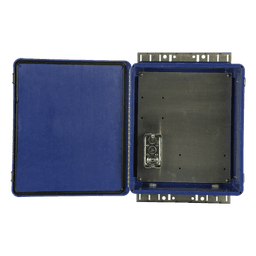 Gabinete de Seguridad para Wireless, NEMA 4X, IP66, de 356 x 305 x 152 mm, Color Azul