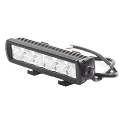 Barra LED color claro de una fila, 12-24 Vcc, 9 pulgadas de largo, 2175 lúmenes, Montaje Permanente