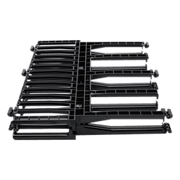 Organizador de Cables Horizontal / Alta Densidad / Doble Frontal y Posterior / Rack 19in / 1UR / Negro