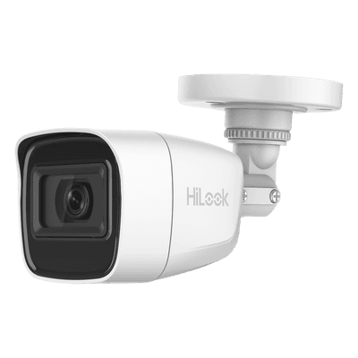 Bala TURBOHD 2 Megapíxel (1080p) / Gran Angular 106° / Lente 2.8 mm / Audio por Coaxitron / 30 mts IR EXIR / Exterior IP66 / 4 Tecnologías / dWDR