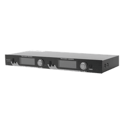 Kit de Microfonía inalámbrico | 2 Micrófonos de mano | Receptor UHF | Pantalla LCD | 200 Canales | Gran cobertura