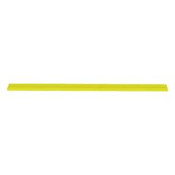 Tapa Con Bisagra a Presión Para Canaleta FiberRunner™ FR12X4YL6, de PVC Rígido, Color Amarillo, 1.8 m de Largo