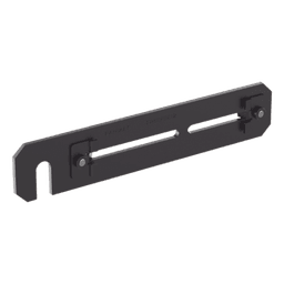 Soporte de Montaje a Techo, para Canaletas FiberRunner 4X4 o 6x4, Uso con Varilla Roscada de 1/2", Color Negro