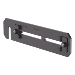 Soporte de Montaje a Techo, para Canaletas FiberRunner 4X4 o 6x4, Uso con Varilla Roscada de 1/2", Color Negro