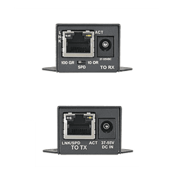 Kit de Extensor PoE/PoE+, Hasta 610 Metros (2000 ft) con Cable Cat5e o Cat6, 10/100Mbps, Incluye Transmisor, Receptor y Fuente de Alimentación 