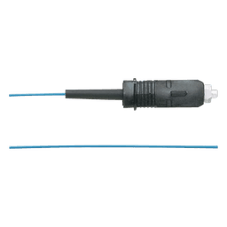 Pigtail de Fibra Óptica SC Simplex, Multimodo OM4 50/125, 900um, Color Aqua, 1 Metro (3.28 Pies)
