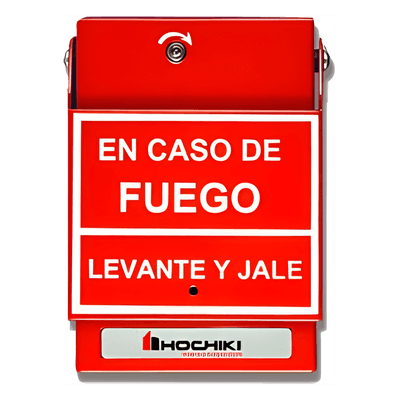 Estación De Jalón Convencional De Doble Acción, Color Rojo, Texto En Español (0600-01230) Incluye varilla de vidrio 