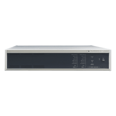  ETAPA DE POTENCIA DIGITAL 2x500W 100V  MILLENNIUM IP CON CONECTIVIDAD IP LAN, SUPERVISON, CALIDAD DE SONIDO HQ PARA 2 ZONAS, EN FORMATO RACK 2U 