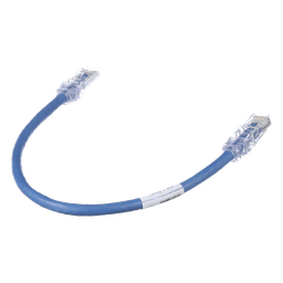 Cable de Parcheo TX6, UTP Cat6, 24 AWG, CM, Color Azul, 0.3 Metros (1 Pie)