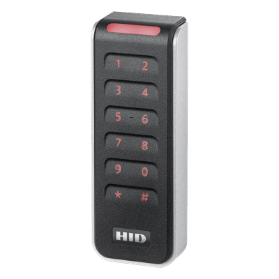 Lector con Teclado Capacitivo SIGNO Multitecnologia/ 20KNKS-01-00001H/ Garantia de Por Vida/ Pigtail/Wiegand & OSDP/Mullion