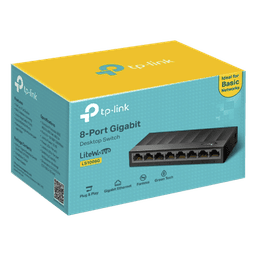 Switch para escritorio 8 puertos 10/100/1000Mbps 