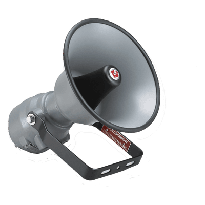 Altavoz amplificado a prueba de explosiones 302X SelecTone® Aprobado por CSFM y listado por UL y cUL para Clase I, División 1, Grupos B, C y D; Clase I, División 2, Grupo A; Clase II, División 2, Grupos F y G; Clase III 24 VCD col