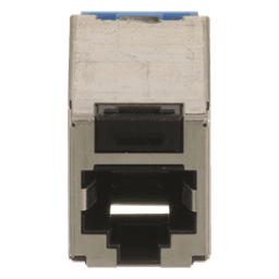 Conector Jack RJ45 Blindado, Estilo TG, Mini-Com, Categoría 6A, de 8 Posiciones y 8 Cables, Color Negro