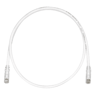 Cable de Parcheo TX6, UTP Cat6, 24 AWG, CM, Color Blanco Mate, 9.14 Metros (30 Pies)