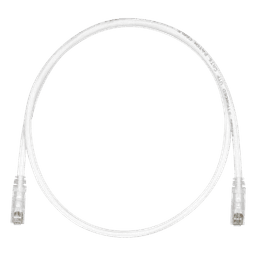 Cable de Parcheo TX6, UTP Cat6, 24 AWG, CM, Color Blanco Mate, 9.14 Metros (30 Pies)