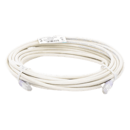 Cable de Parcheo TX6, UTP Cat6, 24 AWG, CM, Color Blanco Mate, 9.14 Metros (30 Pies)