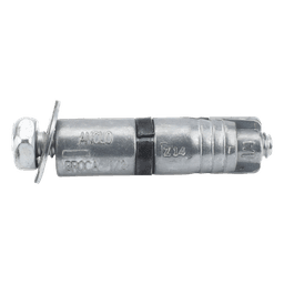 Taquete Expansor / Carga a Tensión 200 kg / Carga Cortante 240 kg / Zamac Resistente a Corrosión / 1/4" x 1-3/4" (44 mm) / Incluye Tornillo