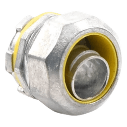 Conector Recto para tubo tipo Liquidtight de 1/2" (13 mm). 